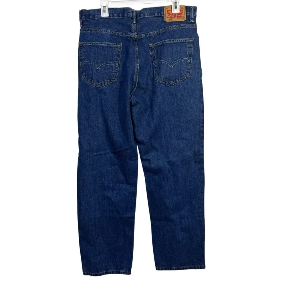 Levi's 36x32 550 Medium Wash Relaxed Fit Jeans